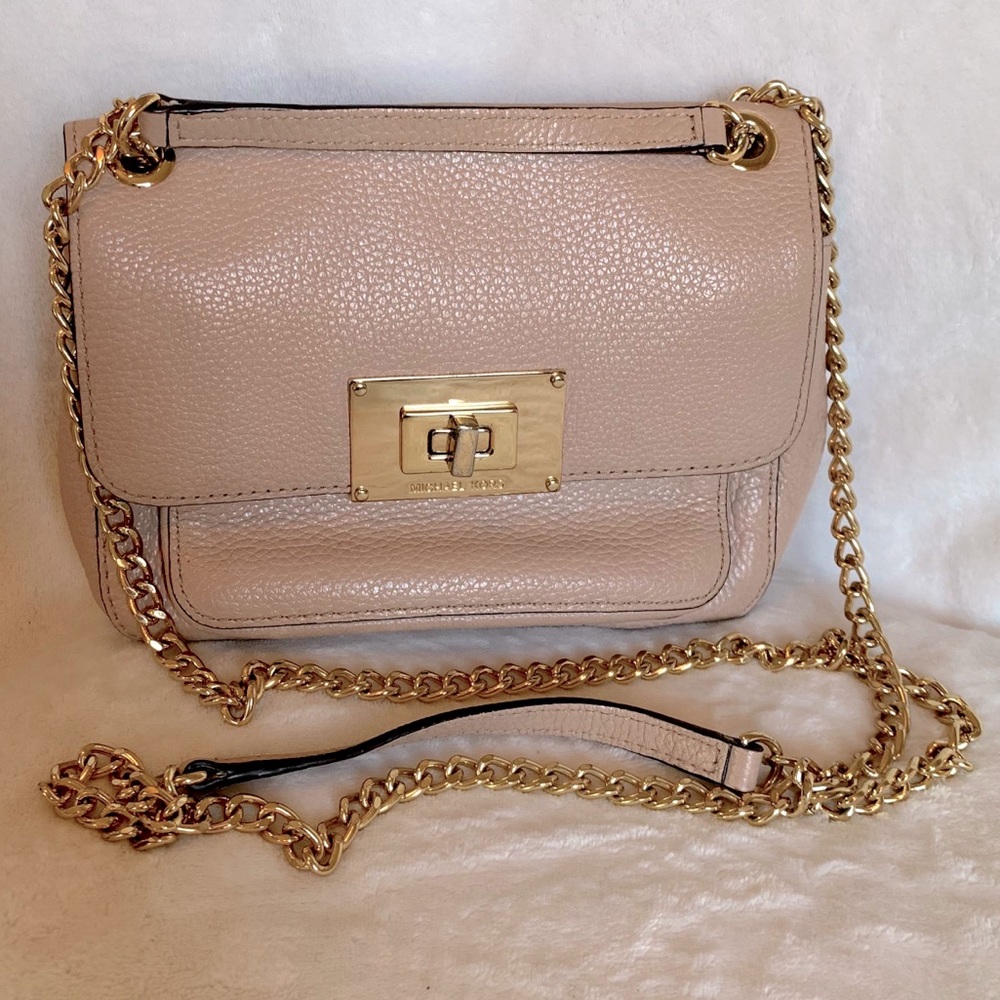 Michael Kors pink leather purse